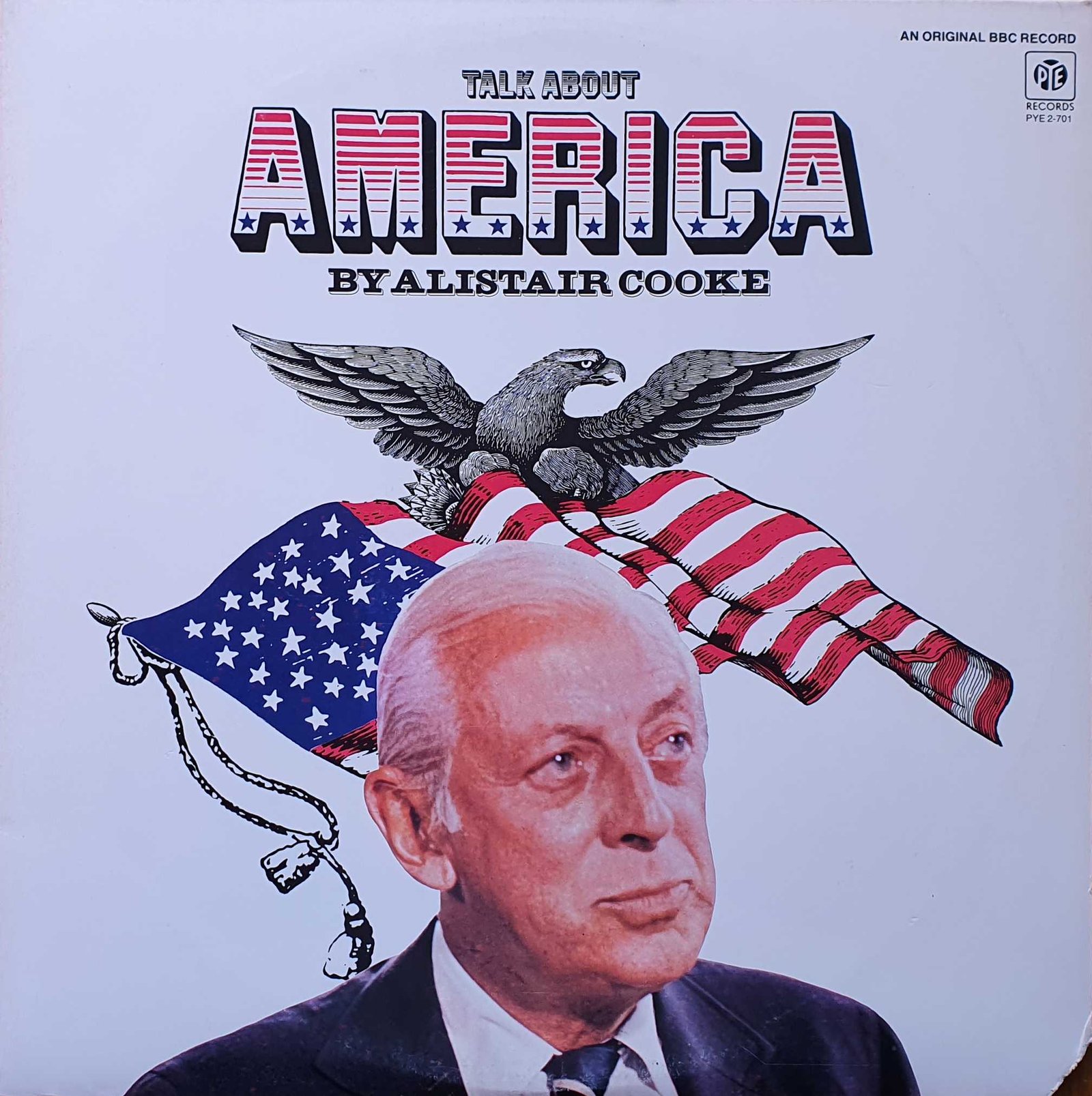 Picture of PYE 2-701 Talk about America (US import) by artist Alistair Cooke